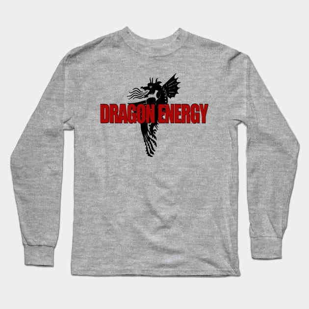 Dragon Energy! Long Sleeve T-Shirt by D_AUGUST_ART_53